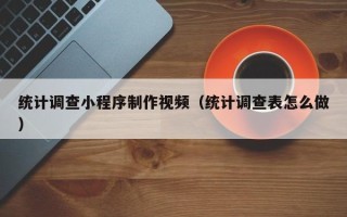 永新统计调查小程序制作视频（统计调查表怎么做）